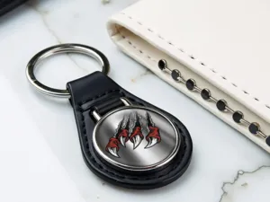 Leather Key Chain Stylish Edition Sports Form